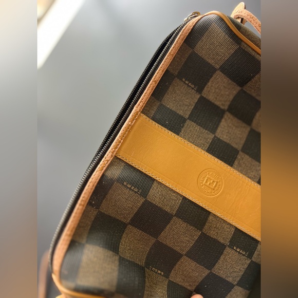 Fendi Vintage Checkered print Handbag, New Photos! - Picture 6 of 16